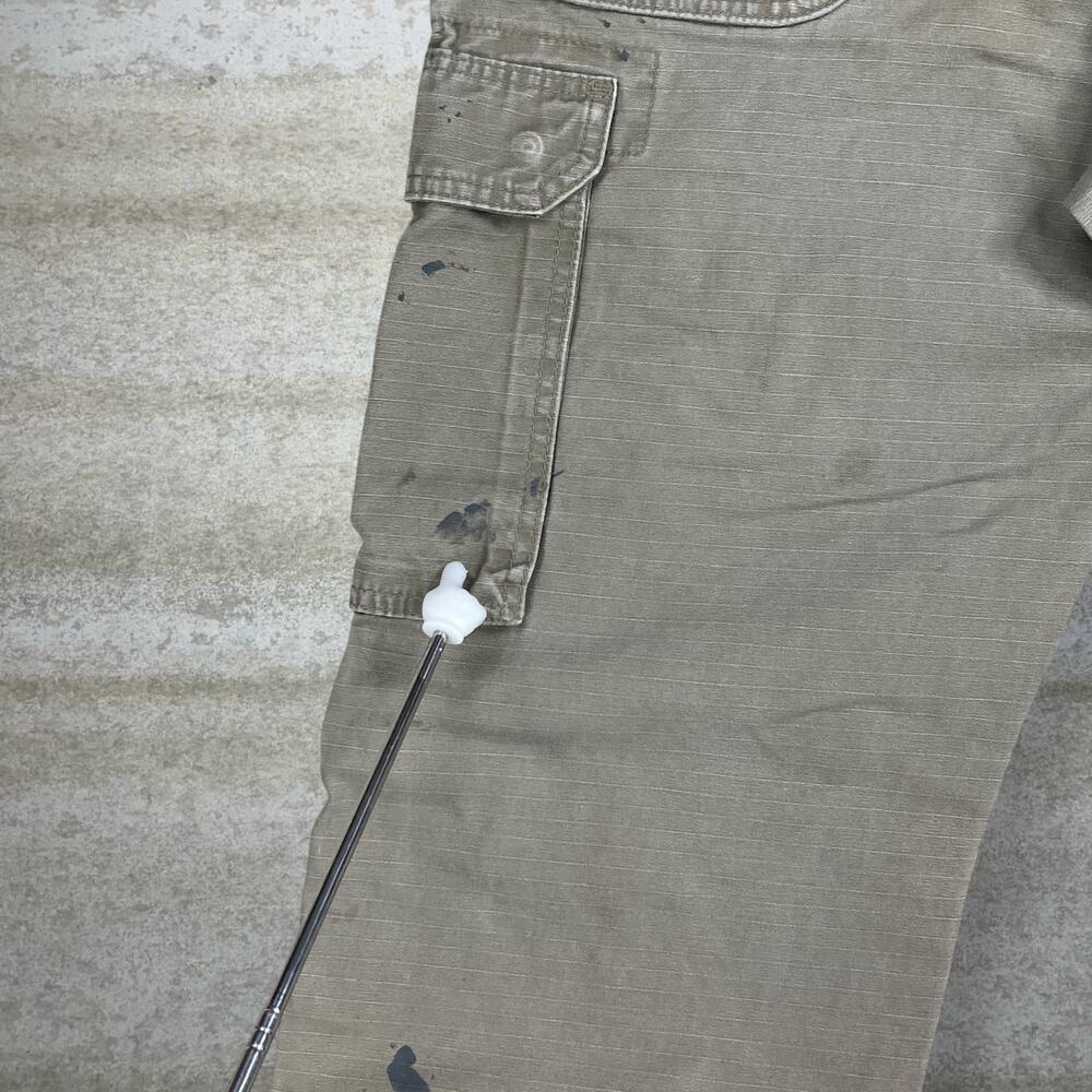 Vintage Wrangler Riggs Carpenter Pants Light Choc… - image 7